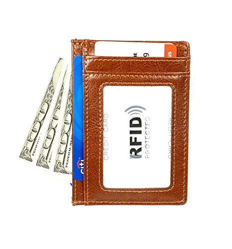 Aeiniwer VAMOS RFID-Blocking Front Pocket Minimalist Slim Wallet for Men and Women3