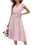 Couleurs et Tailles: La robe de plage femme élégante et décontractée existe en cinq teintes noir rouge rose vert et bleu marine pour tous les goûts. Les tailles du S au XXL s’adaptent à toutes les morphologies pour un choix sans souci.