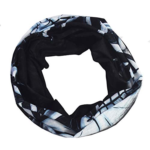 Image of Obacle Skull Face Mask Half for Dust Wind UV Sun Protection Seamless 3D Tube Mask Bandana for Men Women Durable Thin Breathable Skeleton Mask Motorcycle Riding Biker Fishing Cycling Sports Festival