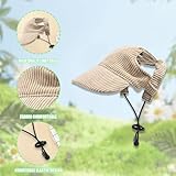 Hunde Baseballmütze, Verstellbar Sommer Sonnenschutz Hut Sonnenhüte mit Ohrlöchern, Haustier Sommer Hut für Welpen Hunde Mütze (Khaki, M)