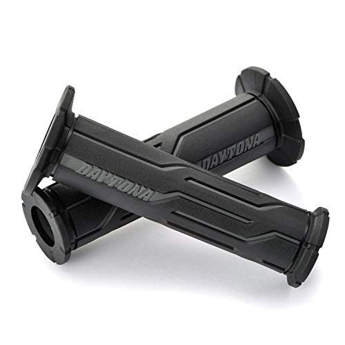 DAYTONA 88769 Motorrad Griffgummi Set GGD-LINE, 7/8“ (22,2mm), 125mm, offenes Ende, grau