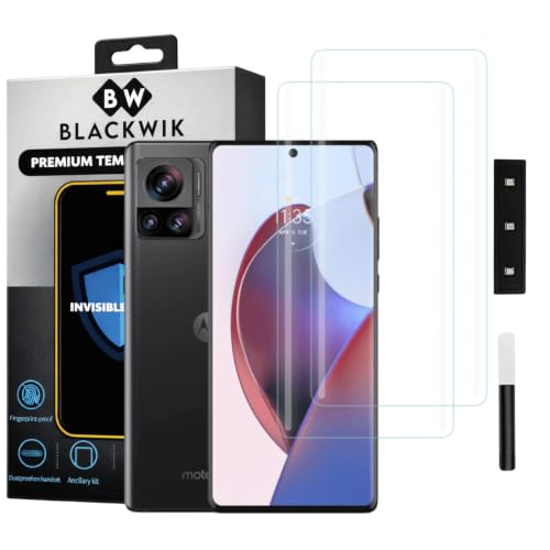 Image of Blackwik UV Curved Tempered Glass for Moto Edge 30 Ultra | 2-Pack