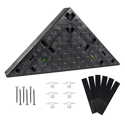 Goof Proof Shower GPSS-3024 assento de chuveiro triangular, fácil de instalar para box de chuveiro, 76 cm/60 cm