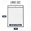 Essex Wares - 6 Pack, Gray, Dry Erase Pocket Document Protectors, 10" Wide x 13.5" Tall - Clear Plastic Sleeves - Reusable & Easy Erase Plastic Invoice Holders, Water-Resistant & Durable #1