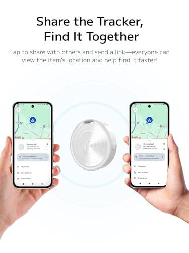 Air Tags for Android, Bluetooth Tracker Tags with Find Hub App, 2 Year Battery Life, Android Anti-Lost Luggage Tracker for Keys,Wallets,Suitcases, Compatible with Galaxy & Pixel Phone