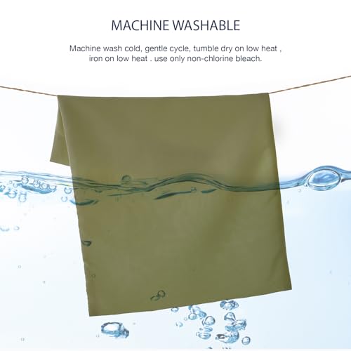 Image of EXQ Home Toddler Pillowcases 13x18 Travel Pillow Case Set of 2, Small Pillow Case Fits Baby Pillow Sized 12x16, 13x18, Kids Pillowcases 2 Pack Machine Washable with Envelope Closure(Olive Green)