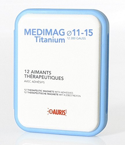 Coffret Aimants Medimag Titanium multi 11 et 15 mm pour soulager douleurs ou gênes
