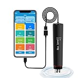 Kactoily 7-in-1 Smart Water Tester with Bluetooth APP, pH/ORP/TDS/EC/Salinity/SG/Temp Meter with Smart Alerts & Data Logging, Portable for Aquarium, Hydroponics, Pool, Drinking Water