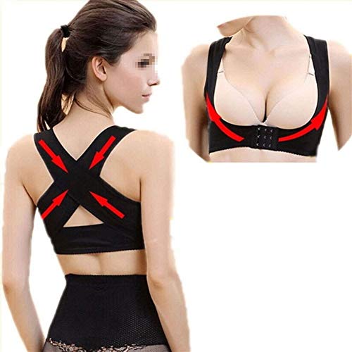 Corrector de postura para pecho que elimina el dolor lumbar y realza la silueta de mujer XL