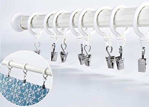 Magnoloran 30 Pack Party Light Hanger Stainless Steel Clips With Hook Multifunction Outdoor Activities Wire Holder For Party Supplies, Curtain, Photos, Home Decoration #TOP4