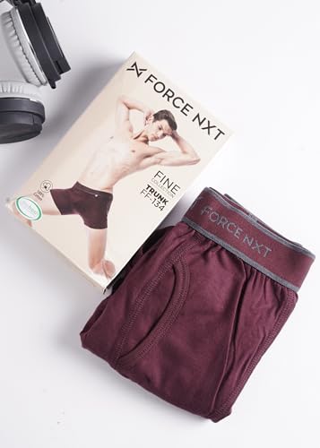 Image of Force NXT Men's Super Combed Cotton Regular Solid Brief | Soft Men Brief Innerwear | Best underwear for Men |Actual Color May Vary