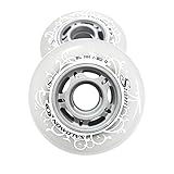 8er Pack Inline Skate Wheels Indoor/Outdoor Inline Roller Hockey Wheels - 80A - 84mm für Erwachsene Herren & Damen Skates Ersatzrad