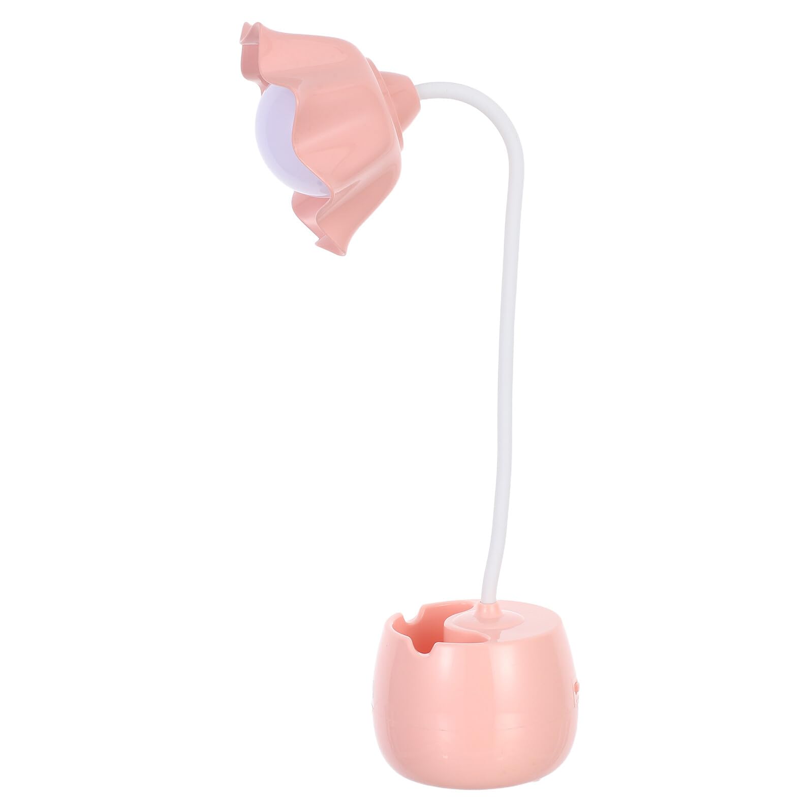 DOITOOL Lampe de Bureau LED Porte-stylo Touch Dimmable Design Floral Style Créatif pour Bureau et Étude