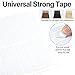 240 PCS Double-Sided Hair Extension Tape, Strong Adhesive Replacement Tabs for Tape-In Extensions, Invisible Wig Tape for Human Hair Extensions, Easy-Peel Beauty Tool Accessories(White)