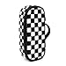 Droerfes Black White Checkered Pencil Case Pencil Pouch Large Capacity Pen Bag School Office Organizer Stationery Storage Box For Girls Boys Teen Kids