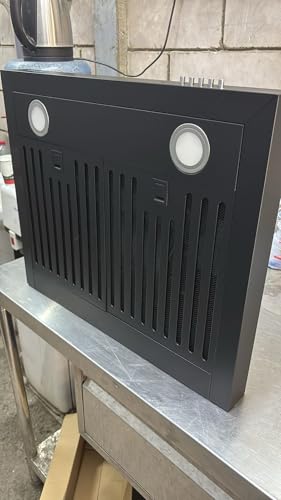 MASTERgas شفاط مطبخ حرف تي 60سم لون اسود كامل قوة الشفط 1200 ايطالي