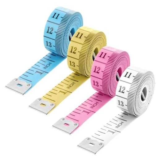 Four Durable Body Measuring Tapes