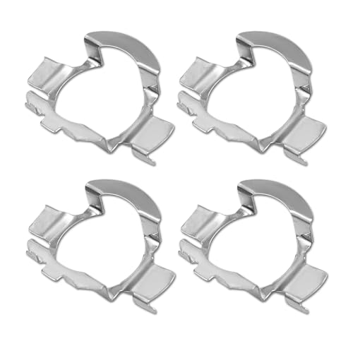 Tecledsn 4PCS Car H7 LED Headlight Bulb Adapter, H7 Led Adapter Led Headlamp Retainer, Car Accessories H7 LED Headlight Bulb Retainer Clips Compatible with Mercedes Benz Buick Audi Nissan (4PCS)