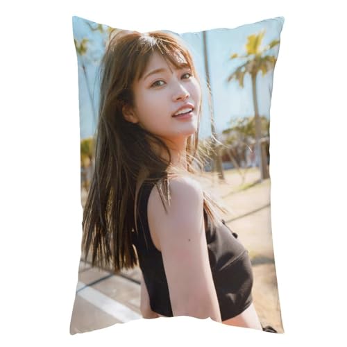 For 生見愛瑠 22 枕カバー ロング枕カバー 両面印刷 柔らかく生地 横寝用抱き枕 向き寝 室内装飾 16 "x24 "