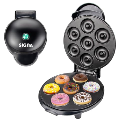 Reviews de Maquina de Cupcakes , listamos los 10 mejores. 49 SIGNA Hornilla Para Mini Donas Maquina Para Hacer Donas De Acero Inoxidable Con Placas Antiadherentes Coccion Perfecta Donas Donas De 5cm Diametro (7 Mini Donas)