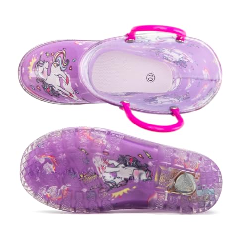 Image of HugRain Light Up Rain Boots for Little Kids
