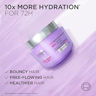 L'Oréal Paris Hair Expertise Hyaluron Plump 72H Moisture Lock Hair Mask, For Dehydrated Hair, 300ml