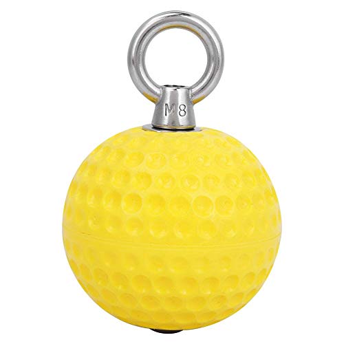 Alomejor Port�til Durable Pull Up Power Ball Entrenador de Fuerza Antideslizante para el Agarre de la Mano Ejercitador para la Salud y la Forma f�sica 1 par Amarillo