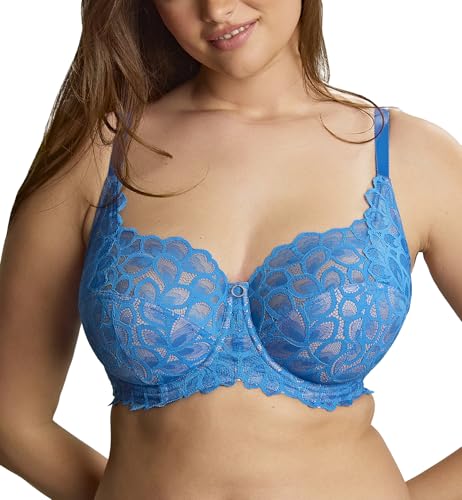 Image of Panache Women's Allure Full Cup Bra - Sheer Lace with Side Sling & Power Mesh Support