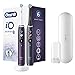 Oral-B iO 8 Duopack Brosse à Dents Électrique Rechargeable avec 2 Manches Intelligence Artificielle, Noir et Violet, 2 Brossette et Étuis de Voyage Premium Offert