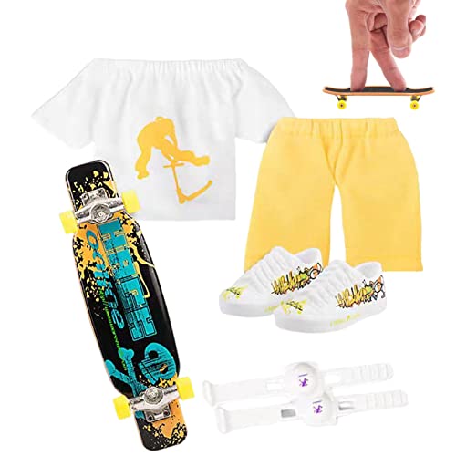 skates de brinquedo de dedo - Skate Fingerboard - Pacote de brinquedos de dedo presentes para crianç