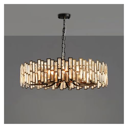 Suspension plafonnier cristal nordique luminaire pour salon séjour