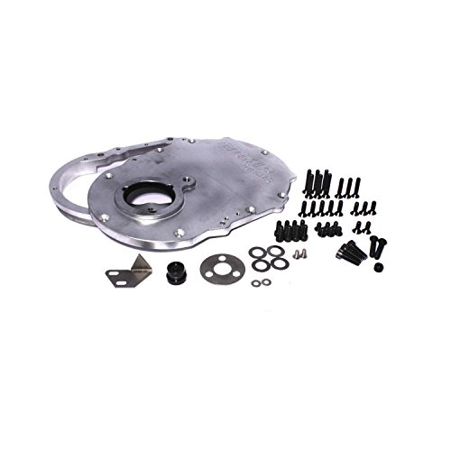Image of Comp Cams 217 Billet Aluminum Timing Cover for Big Block Chevy Generation VI - 2 Piece