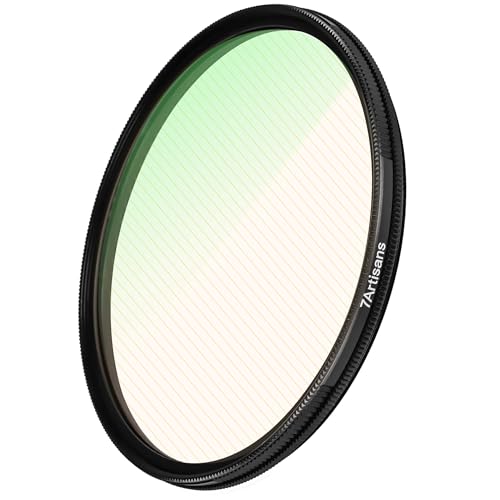 Filtro de rayas naranja para dar textura de grabación de video cinematográfica a lentes de 82mm