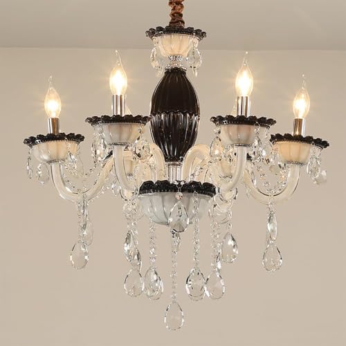 Lampe à pendente en cristal style Europe avec finitions de luxe