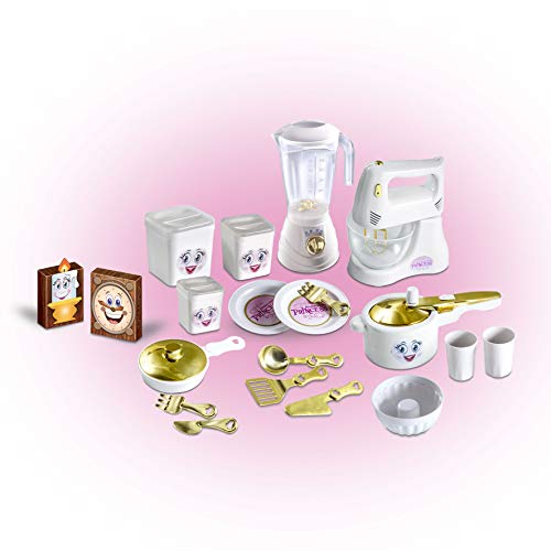 Show de Cozinha Da Princesa, Zucatoys, 7636, Branco e Metalizado Dourado