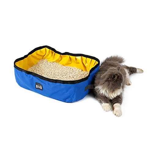 Balacoo – Caixa de areia dobrável portátil para transporte ao ar livre (azul)