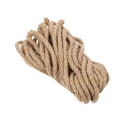 BAZEITFLOW Cuerda de Yute Gruesa para Manualidades Natural Metros para Decoración y Proyectos DIY Resistente y