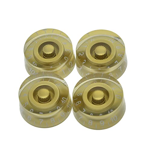 Dopro 4pcs Gold Guitar Speed Dial Knobs Control Knob fits LP Guitar