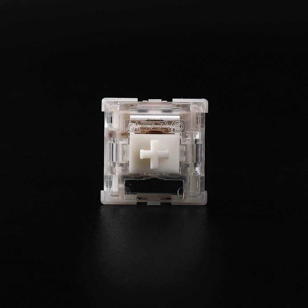 Gazzew Boba U4 Switch, Silent Tactile 5Pin 62g 68g Keyswitch avec Blanc & RGB Version for La Personnalisation Clavier De Jeu Mécanique (Color : U4 68g RGB, Size : 30PCS)