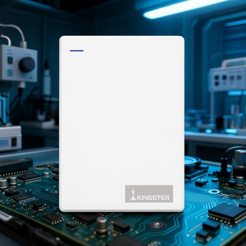 KINGSTER 1TB Ultra Slim Portable External Hard Drive White - Image 5