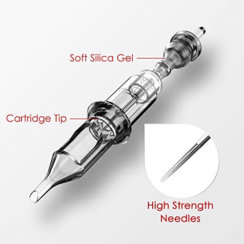 Wormhole Tattoo CN-H1000-2 Cartridge Needles 50Pcs Assorted Tattoo Needle Cartridges Round Liner Mixed 3Rl 5Rl 7Rl 9Rl 11Rl thumb #3
