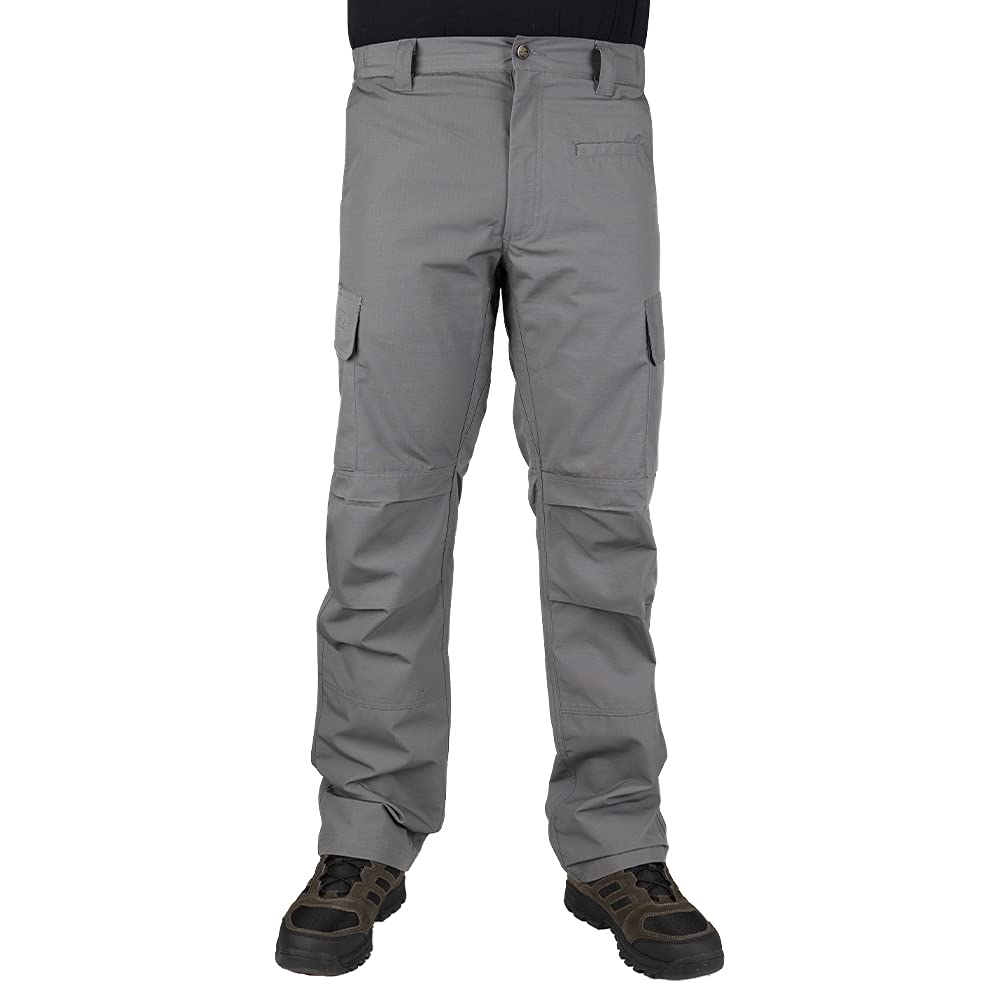 LA Police GearMen's Urban Ops Tactical Pants, Lightweight Cargo Pants for Men, Water/Stain Resistant Durable Ripstop Pants