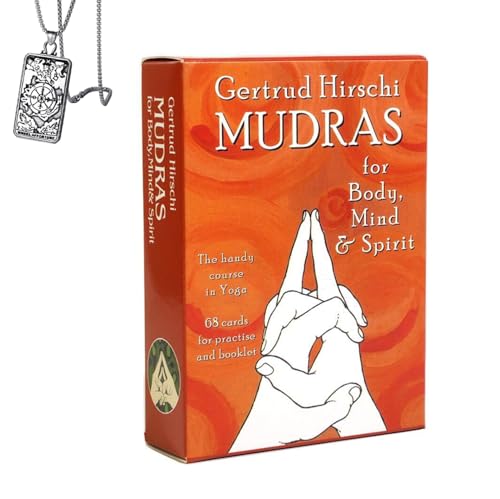 Mudra per corpo, mente e spirito - Pocket Edition, cartoncino, ideale per principianti, include carte e collana