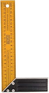 Alyco 197390 Tempered Steel Square Handle Aluminium Graduation Both Sides 250 mm