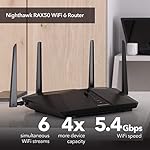 Netgear NETGEAR RAX50-100NAR Nighthawk 6-Stream AX5400 WiFi 6 Router, Black (Renewed) - Image 2