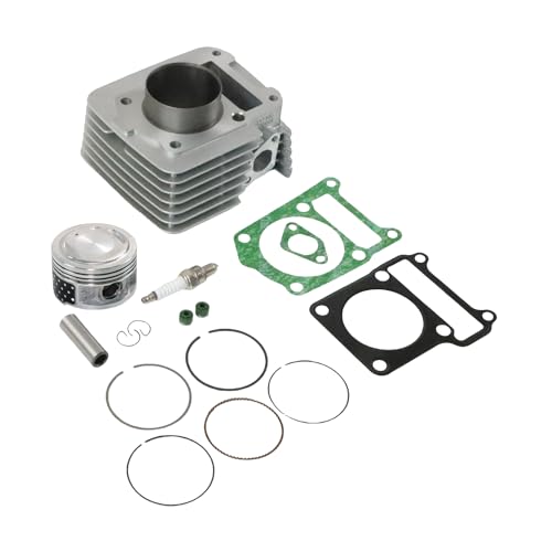 DEEGOOLY 57mm Big Bore Cylinder Rings Top End Kit Fits for Yamaha TTR125 TTR125E TTR125L TTR125LE 2002-2005 Aftermarket Parts