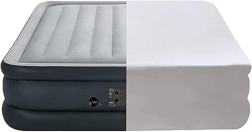 Bedecor Queen Fitted Sheet Only,21 inch Extra Deep Pocket White Bottom Bed Sheet, Soft Breathable,Stay in Place,for Pillow Top Mattress Thick