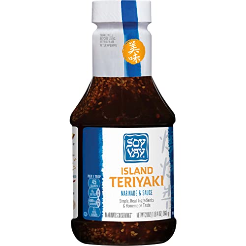 Soy Vay Island Teriyaki Marinade & Sauce, 20 Ounce Bottle; (Package may vary)