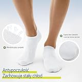 Fullluwaa Skarpety do Sneakersów Męskie Damskie 6 Par Krótkie Półskarpetki Bawełniane Sportowe Skarpety Oddychające Skarpety do Biegania