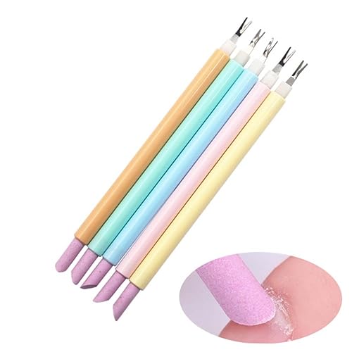 minkissy Garfo De Remoção De Cutícula 6 Peças Ferramentas De Manicure Aparador De Cutícula Garfo De